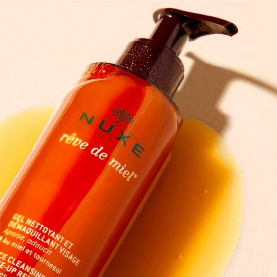Nuxe Reve de miel Gel Nettoyant et Demaquillant visage 200ML Nuxe Reve de miel Gel Nettoyant et Demaquillant visage 200ML