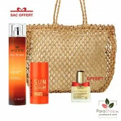 Nuxe Sac Sun Serum En Stick Solaire + Reve De Miel Eau Savoureuse Parfumante