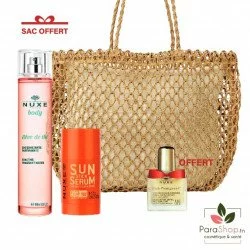 Nuxe Sac Sun Serum En Stick Solaire + Reve de The Eau Exaltante Parfumante