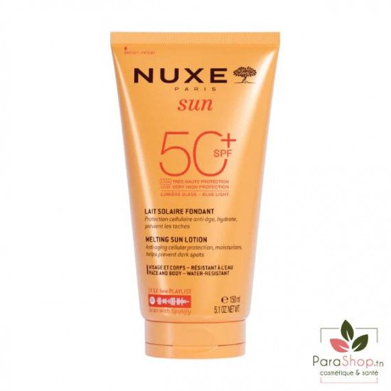 NUXE SUN Lait Fondant Haute Protection SPF50+ 150ML NUXE SUN Lait Fondant Haute Protection SPF50+ 150ML