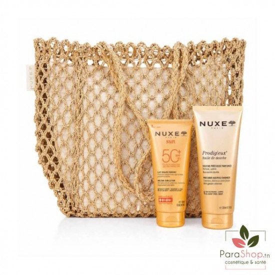 NUXE SUN SAC Lait Fandant SPF50+ + Huile de Douche 200ML OFFERTE