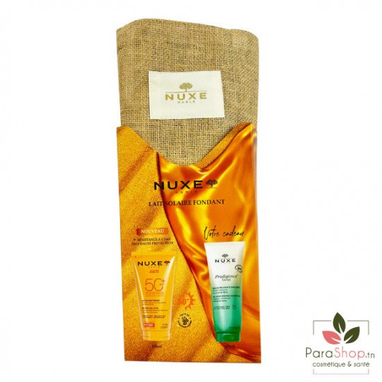 NUXE Sun Sac Lait Fondant SPF50+ 150ML + Prodigieux Neroli Douche 200ML OFFRETE NUXE Sun Sac Lait Fondant SPF50+ 150ML + Prodigieux Neroli Douche 200ML OFFRETE