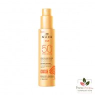 NUXE SUN Spray Solaire  SPF 50 Visage et Corps 150ML NUXE SUN Spray Solaire  SPF 50 Visage et Corps 150ML
