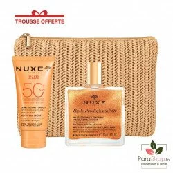 NUXE SUN TROUSSE Creme fondante SPF50+ +HUILE PRODIGIEUSE OR 50ML