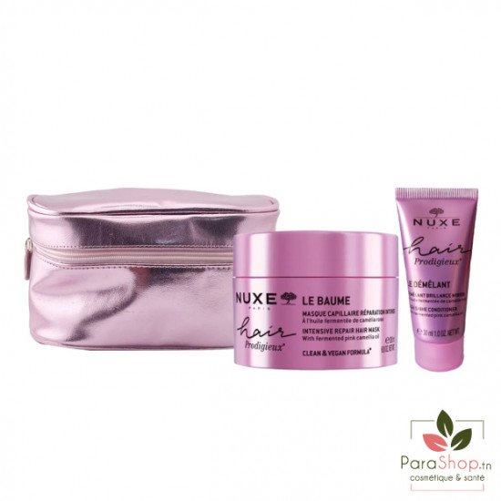 NUXE TROUSSE HAIR PRODIGIEUX LE BAUME MASQUE CAPILLAIRE REPARATION INTENSE NUXE TROUSSE HAIR PRODIGIEUX LE BAUME MASQUE CAPILLAIRE REPARATION INTENSE
