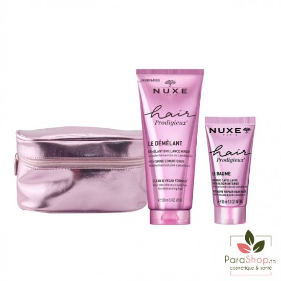 NUXE TROUSSE HAIR PRODIGIEUX LE DEMELANT BRILLANCE MIROIR NUXE TROUSSE HAIR PRODIGIEUX LE DEMELANT BRILLANCE MIROIR