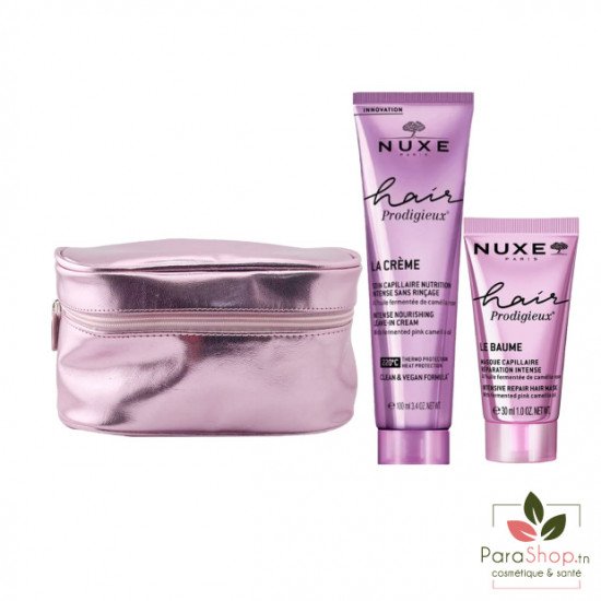 NUXE TROUSSE HAIR PRODIGIEUX SOIN CAPILLAIRE NUTRITION INTENSE SANS RINCAGE NUXE TROUSSE HAIR PRODIGIEUX SOIN CAPILLAIRE NUTRITION INTENSE SANS RINCAGE