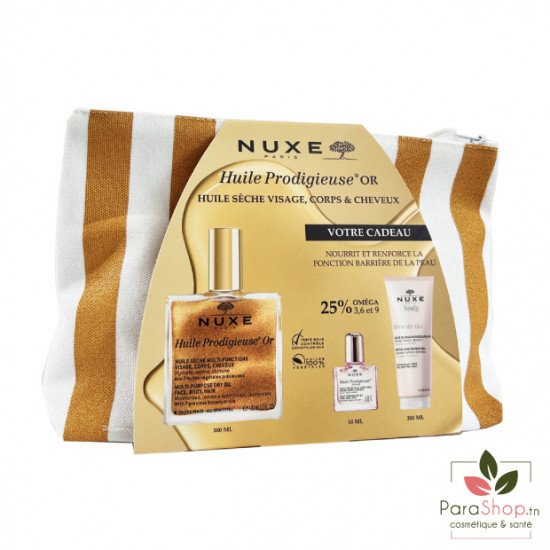 NUXE TROUSSE Huile Prodigieuse OR 100ML NUXE TROUSSE Huile Prodigieuse OR 100ML