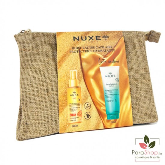 NUXE TROUSSE SUN HUILE LACTÉE CAPILLAIRE + Prodigieux Neroli Douche 200ML NUXE TROUSSE SUN HUILE LACTÉE CAPILLAIRE + Prodigieux Neroli Douche 200ML