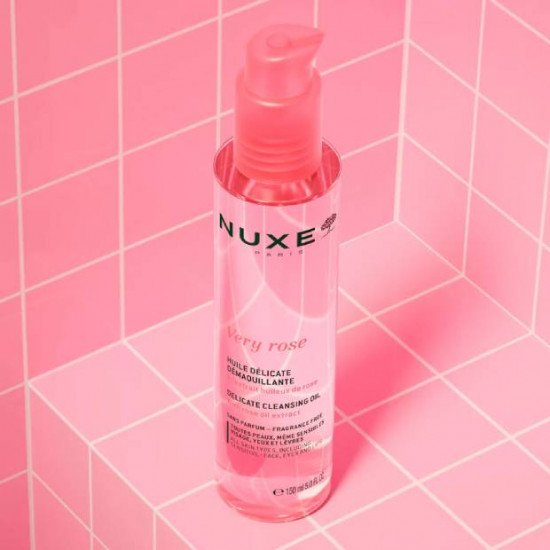 NUXE VERY ROSE Huile Delicate Demaquillante 150ML NUXE VERY ROSE Huile Delicate Demaquillante 150ML