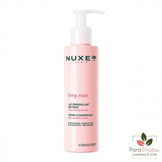 NUXE VERY ROSE Lait Demaquillant Onctueux 200ML NUXE VERY ROSE Lait Demaquillant Onctueux 200ML