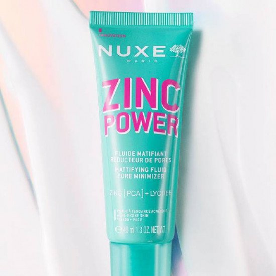 NUXE ZINC POWER Fluide Matifiant Reducteur De Pores 40ML NUXE ZINC POWER Fluide Matifiant Reducteur De Pores 40ML
