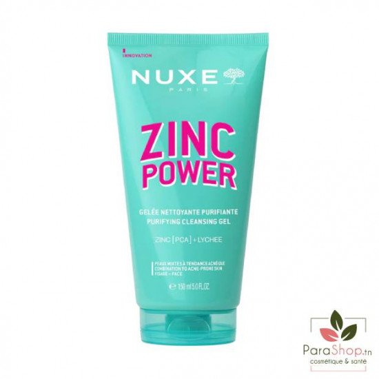 NUXE ZINC POWER Gelee Nettoyante Purifiante 150ML NUXE ZINC POWER Gelee Nettoyante Purifiante 150ML