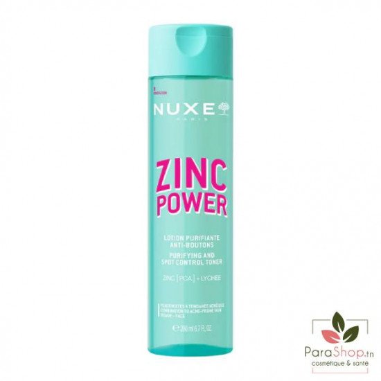 NUXE ZINC POWER Lotion Purifiante Anti Boutons 200ML