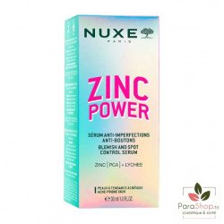 NUXE ZINC POWER Serum Anti Imperfections Anti Boutons 30ML NUXE ZINC POWER Serum Anti Imperfections Anti Boutons 30ML