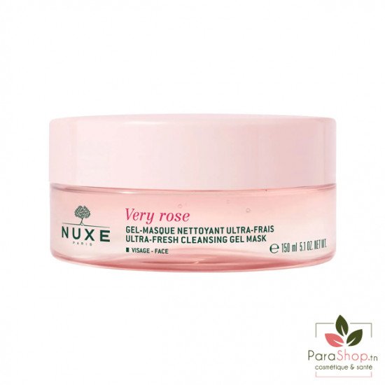 NUXE VERY ROSE GEL MASQUE NETTOYANT ULTRA FRAIS 150ML