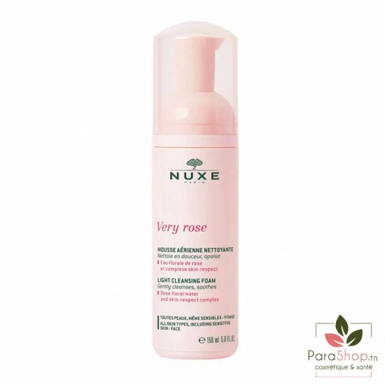 NUXE VERY ROSE Mousse Aérienne Nettoyante 150ML NUXE VERY ROSE Mousse Aérienne Nettoyante 150ML
