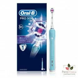 Oral B Pro 500 3D White Brosse à Dents Electrique PRO500