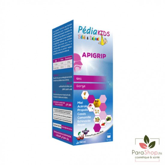 PEDIAKIDS APIGRIP NEZ ET GORGE 150ML