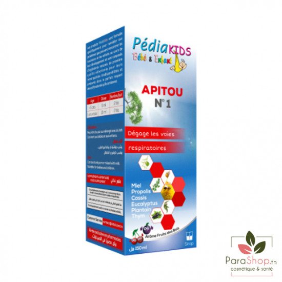 PEDIAKIDS APITOU N°1 TOUX GRASSE 150ML