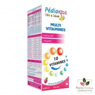 PEDIAKIDS MULTI VITAMINES 150ML - FRAMBOISE  PEDIAKIDS MULTI VITAMINES 150ML - FRAMBOISE