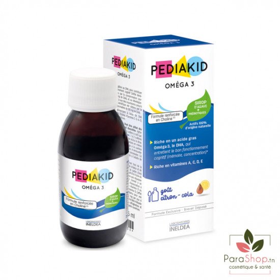Pediakid Omega 3 Sirop 125ML - Gout Citron Cola