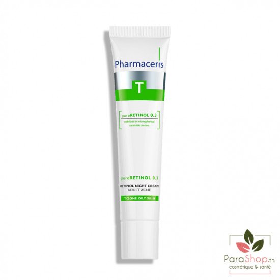 PHARMACERIS T pureRETINOL 0.3 CRÈME DE NUIT ANTI-ACNE 40ML