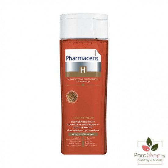 PHARMACERIS H KERATINEUM SHAMPOOING CHEVEUX FINS AFFAIBLIS