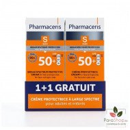 PHARMACERIS S CREME HAUTE PROTECTION SPF50+ 1+1 GRATUIT PHARMACERIS S CREME HAUTE PROTECTION SPF50+ 1+1 GRATUIT