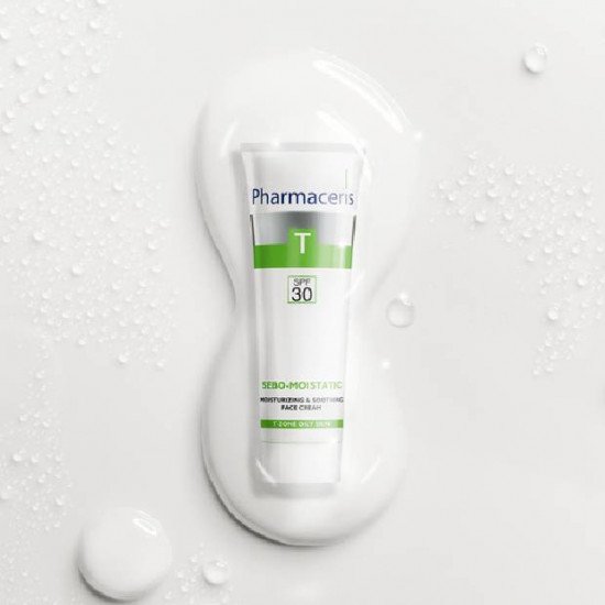 Pharmaceris T SEBO MOISTATIC CREME HYDRATANTE APAISANTE SPF30 Pharmaceris T SEBO MOISTATIC CREME HYDRATANTE APAISANTE SPF30
