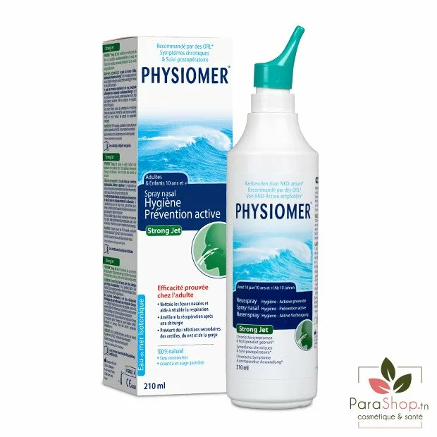 Physiomer - Solution Nasale Isotonique - 100% Eau de Mer - Jet Dynamique  135ml