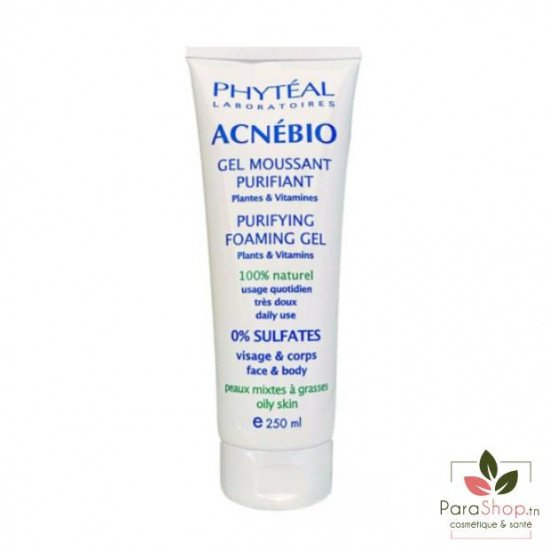 PHYTEAL ACNEBIO GEL MOUSSANT 250ML PHYTEAL ACNEBIO GEL MOUSSANT 250ML