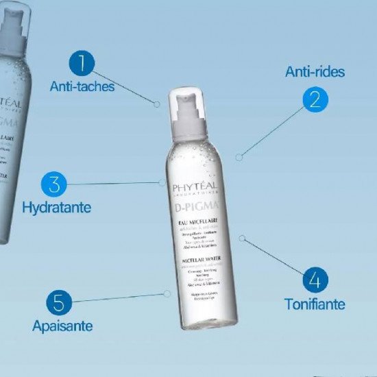 PHYTEAL DPIGMA EAU MICELLAIRE A L'ALOE VERA 250ML 