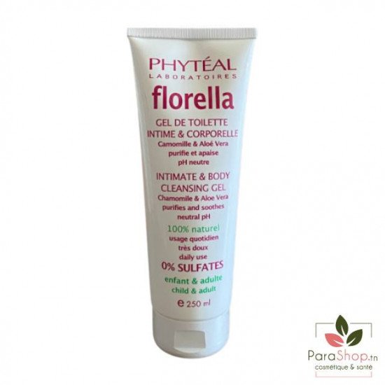 PHYTEAL FLORELLA GEL DE TOILETTE INTIME ET CORPORELLE 250ML PHYTEAL FLORELLA GEL DE TOILETTE INTIME ET CORPORELLE 250ML