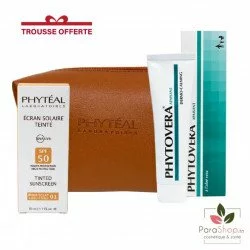 PHYTEAL PACK ECRAN TEINTE BEIGE ECLAT SPF50 + PHYTOVERA GEL APAISANT 50ML