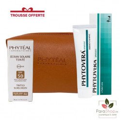 PHYTEAL PACK ECRAN TEINTE  BEIGE ROSE SPF50 + PHYTOVERA GEL APAISANT 50ML