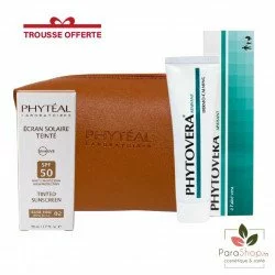 PHYTEAL PACK ECRAN TEINTE BEIGE ROSE SPF50 + PHYTOVERA GEL APAISANT 50ML