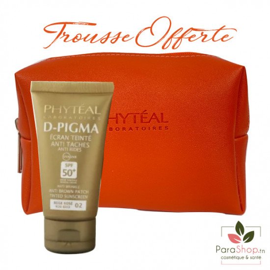 PHYTEAL TROUSSE DPIGMA ECRAN TEINTE BEIGE ROSÉ SPF50+ 