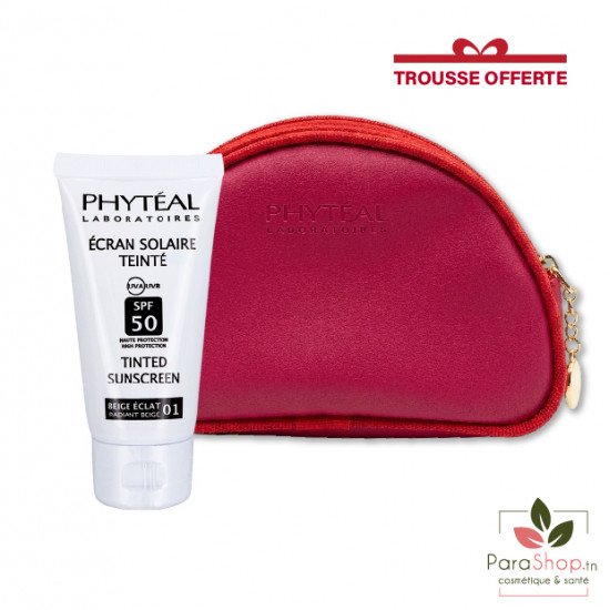 PHYTEAL TROUSSE ECRAN TEINTE BEIGE ECLAT SPF50 50ML PHYTEAL TROUSSE ECRAN TEINTE BEIGE ECLAT SPF50 50ML