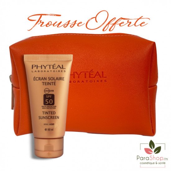 PHYTÉAL TROUSSE ÉCRAN TEINTÉ BEIGE ROSE SPF50 