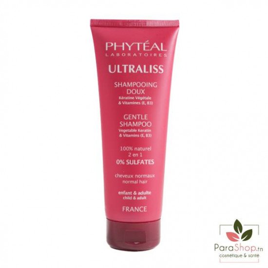 PHYTEAL ULTRALISS SHAMPOOING DOUX CHEVEUX NORMAUX A LA VITAMINE B3 250ML