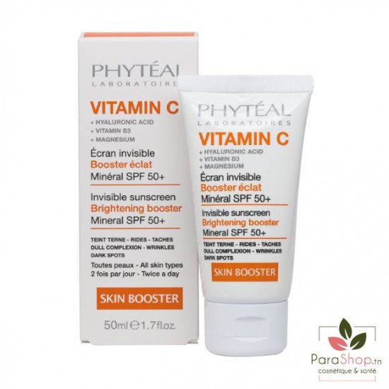 PHYTEAL VITAMINE C ECRAN INVISIBLE MINERAL SPF50+ 50ML