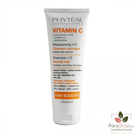 PHYTEAL VITAMINE C SHAMPOOING BOOSTER N°2 CHEVEUX NORMAUX 250ML