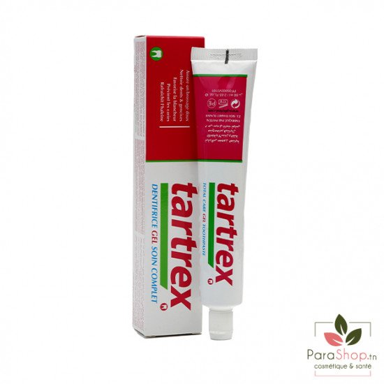 TARTREX Dentifrice Aux Fluor et Sels Mineraux - Soin Complet Dents et Gencives