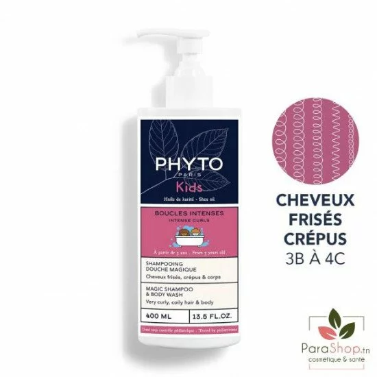 PHYTO KIDS Shampoing Douche Magique Boucles Intenses 400ML
