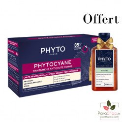 PHYTO PACK PHYTOCYANE ANTICHUTE REACTIONNELLE FEMME + PHYTO VOLUME SHAMPOOING 100ML - BF 2025 PHYTO PACK PHYTOCYANE ANTICHUTE REACTIONNELLE FEMME + PHYTO VOLUME SHAMPOOING 100ML - BF 2025