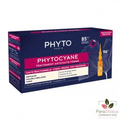 PHYTO PHYTOCYANE TRAITEMENT ANTICHUTE REACTIONNELLE FEMME 12X5ML PHYTO PHYTOCYANE TRAITEMENT ANTICHUTE REACTIONNELLE FEMME 12X5ML
