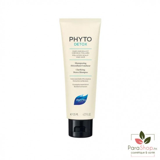 PHYTO PHYTODETOX SHAMPOOING DETOXIFIANT FRAICHEUR 125ML