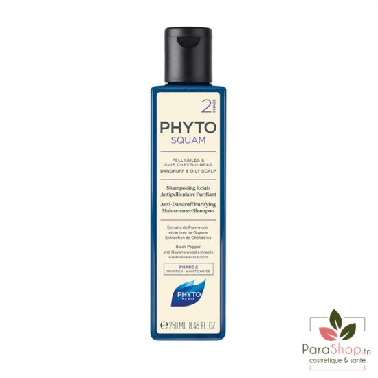 PHYTO PHYTOSQUAM SHAMPOOING RELAIS ANTIPELLICULAIRE PURIFIANT