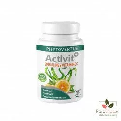 PHYTOVERTUS ACTIVIT+ SPIRULINE VITAMINE C 60 Gelules